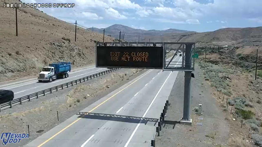 Lockwood exit closed