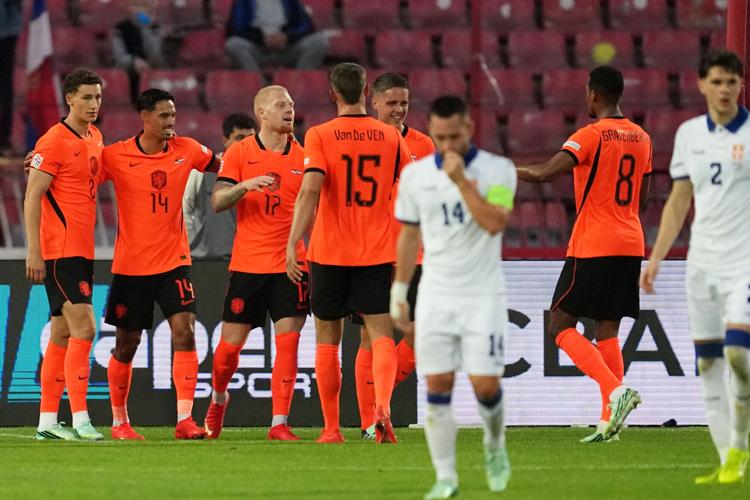 Serbia Netherlands Nations League Soccer