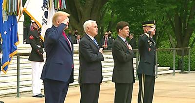 President Trump Honors Fallen Soldiers on Memorial Day in Twin Events