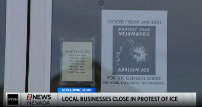 Local businesses protest ICE