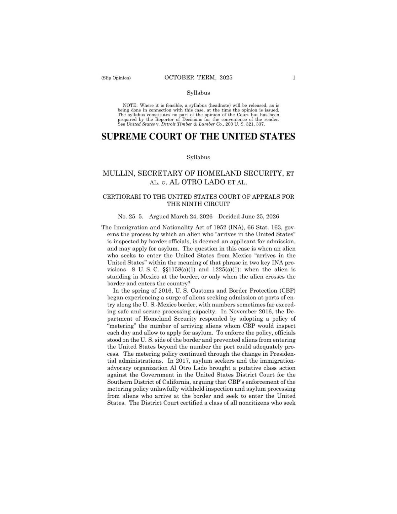 Supreme Court immigration ruling