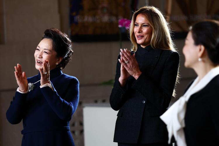 Trump Xi Spouses
