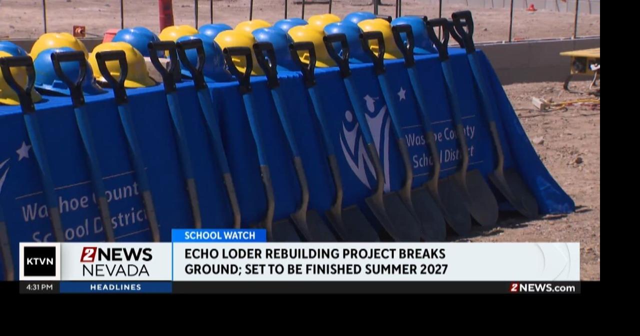 Groundbreaking ceremony held for Echo Loder rebuilding project