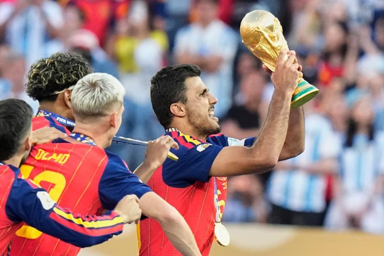 APTOPIX Argentina Spain WCup Soccer