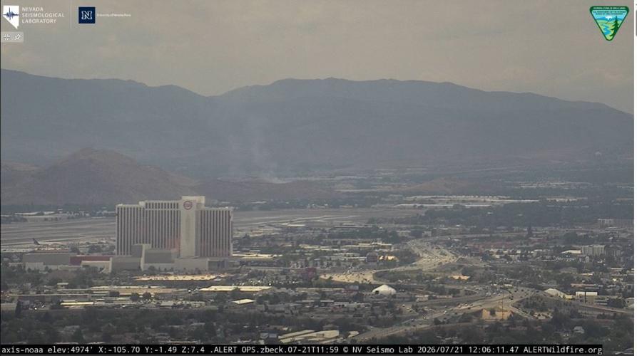 Fire on hill