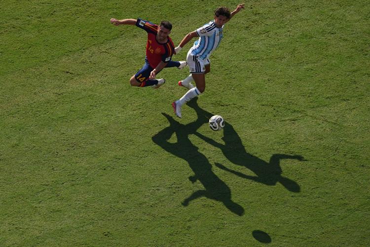 APTOPIX Argentina Spain WCup Soccer