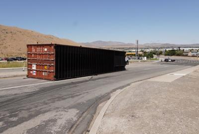 Roads Reopened After Overturned Semi-Truck Blocks Off-Ramp On Red Rock Road