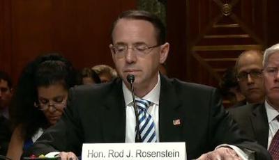 Deputy AG Rosenstein Sees No Reason to Fire Robert Mueller