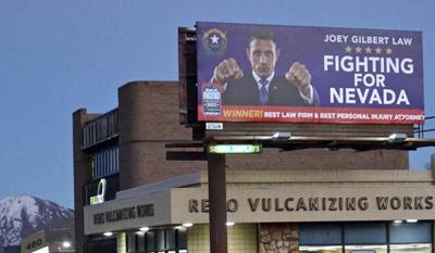 Joey Gilbert Billboard in Reno