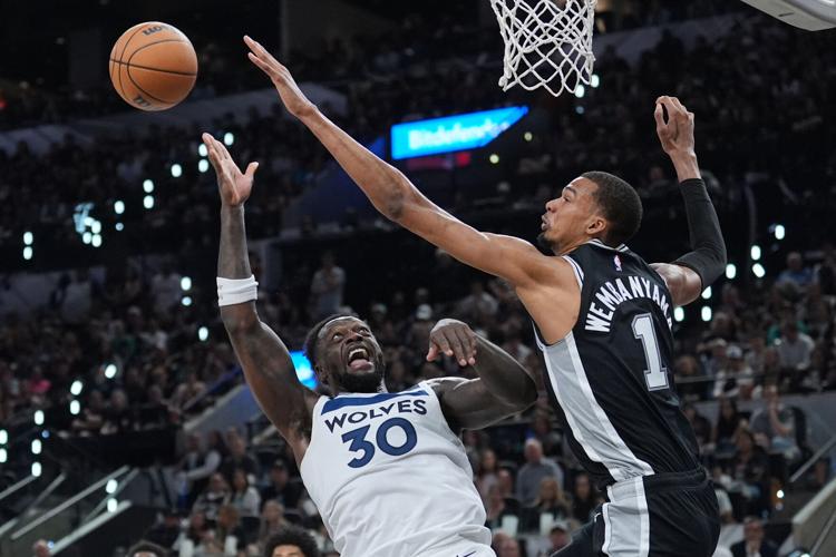 Timberwolves Spurs Basketball