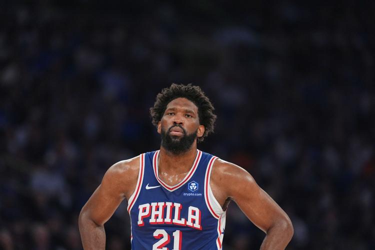 76ers Embiid-Out Basketball