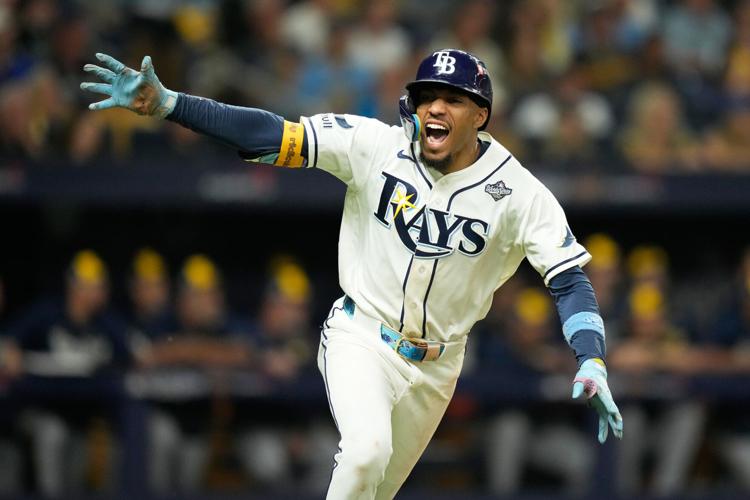 APTOPIX World Series Brewers Rays Baseball