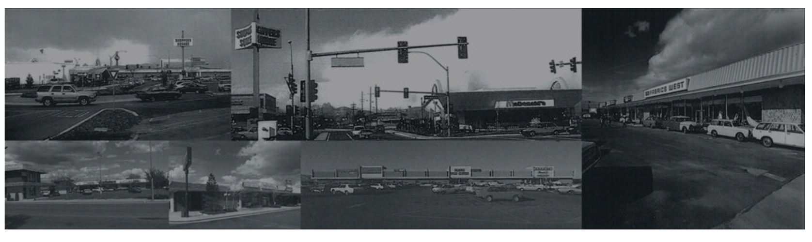 Reno's old Shopper's Square, collage