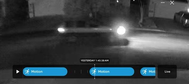 Sutro burglary possible car