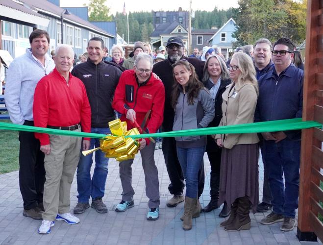 truckee downtown park ribbon cutting