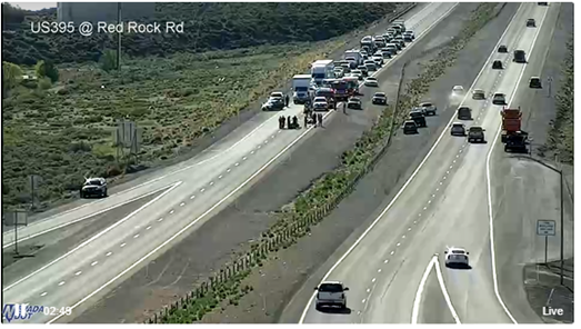 Highway 395 near Red Rock Road