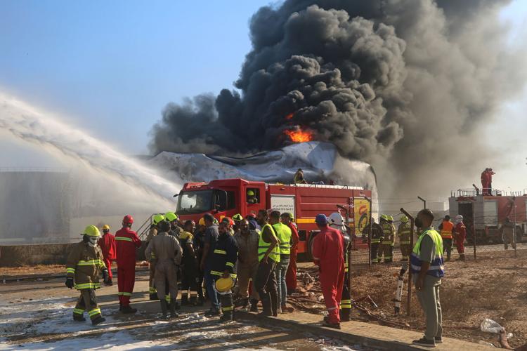 Libya Refinery Fire