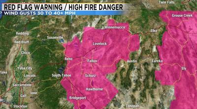Area Red Flag Warning Goes Into Effect Monday