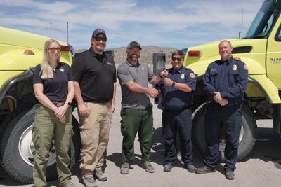 Elko District Fire and Aviation Division transfers two wildland fire engines to Elko County Fire Protection District