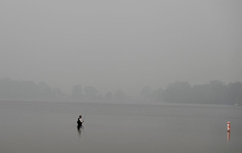 Michigan Climate Wildfires Smoke