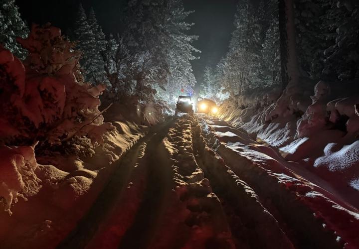 Deep snow near Verdi