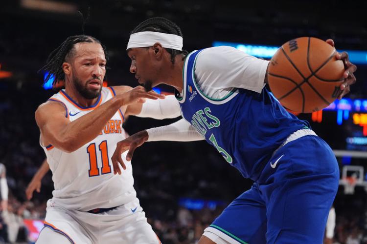 Timberwolves Knicks Basketball