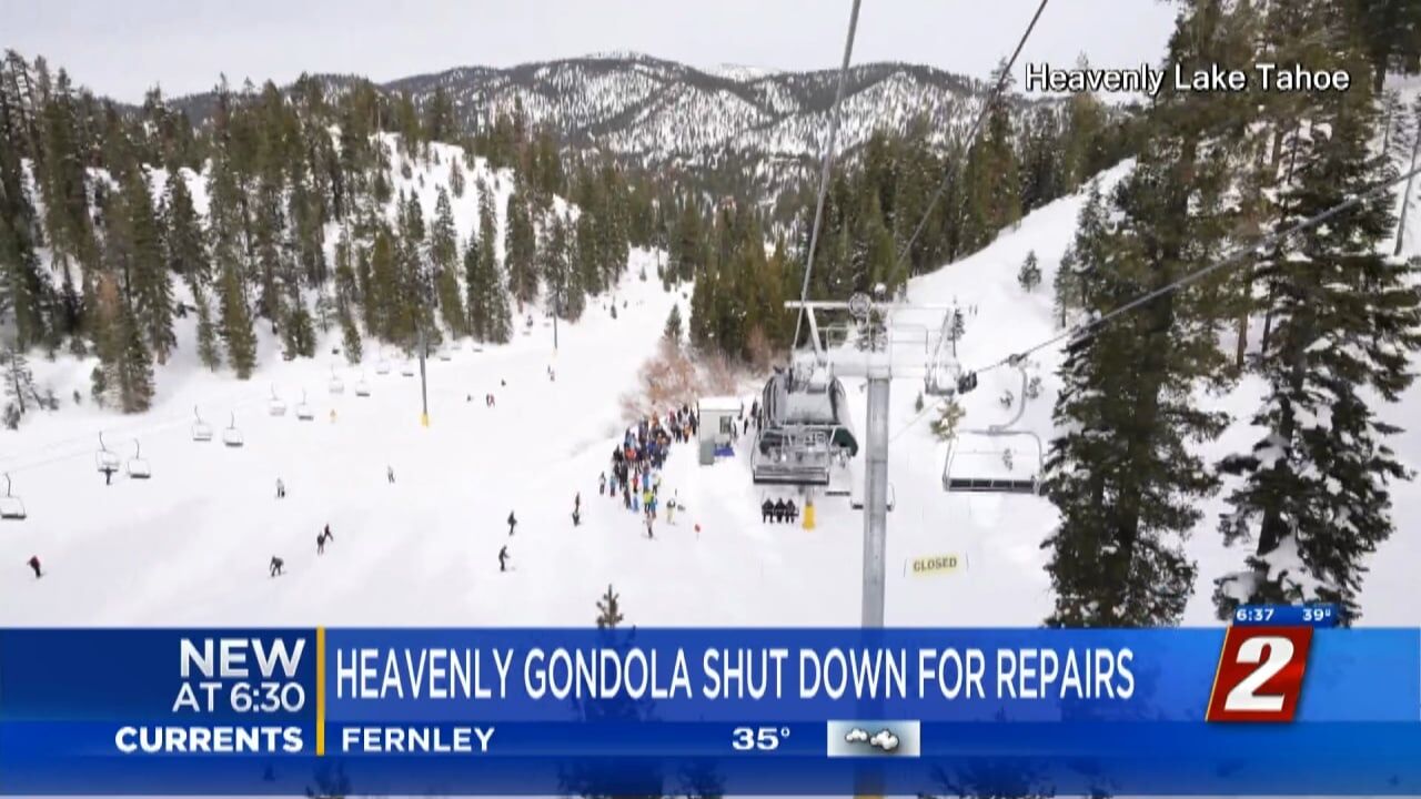 Heavenly Ski Resort Gondola Closed