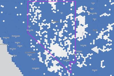 FCC National Broadband Map Nevada 2023 January