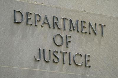 Department of Justice Sign