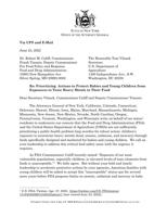 AGs Letter to FDA and USDA leadership