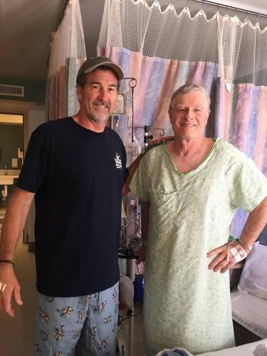 Howard & Mark after surgery