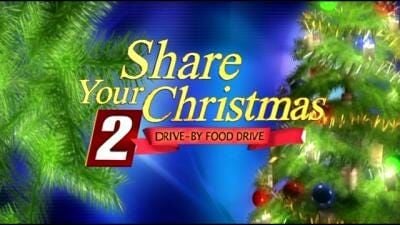 Share Your Christmas Drive-by Food Drive Today