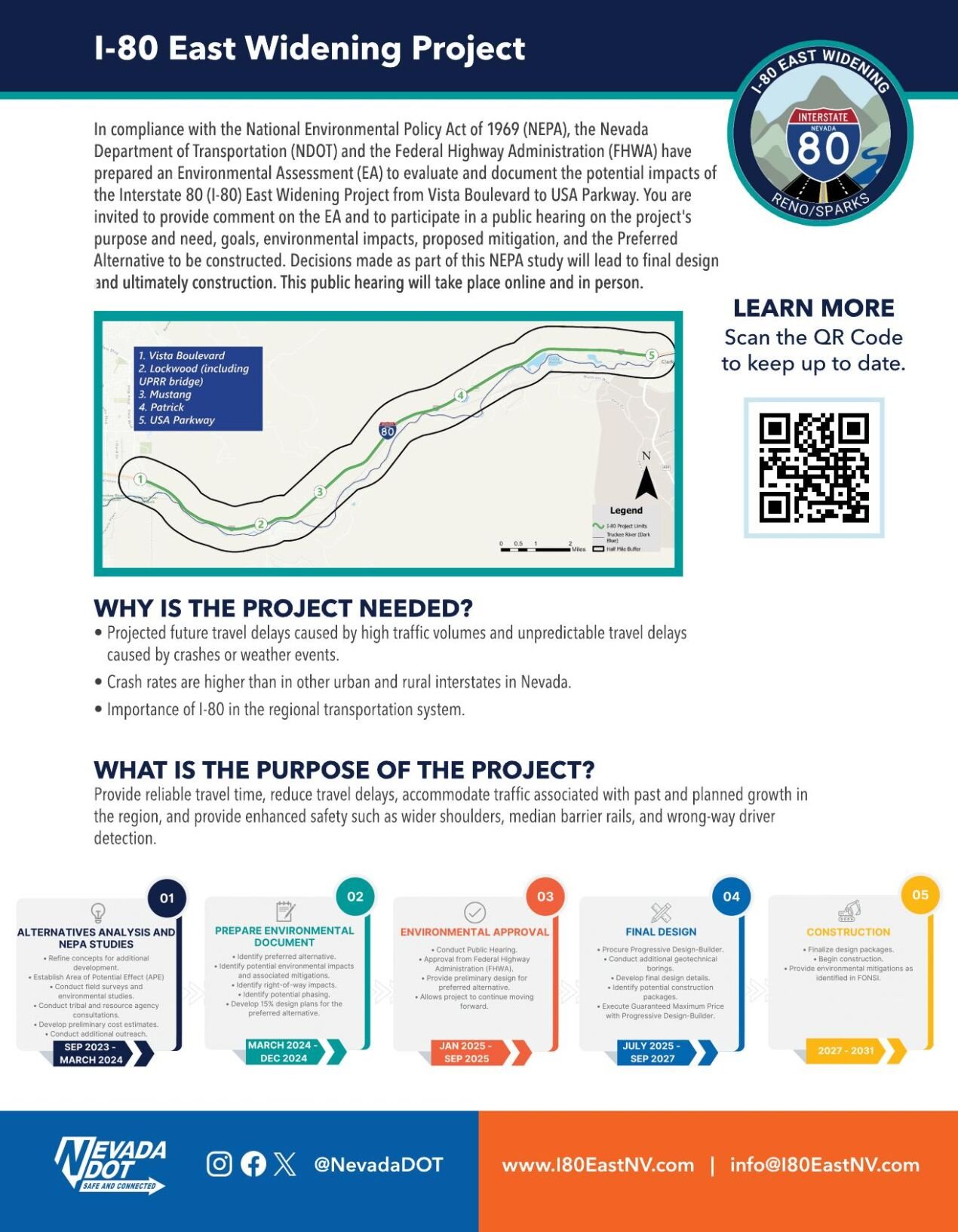 NDOT I-80 east fact sheet