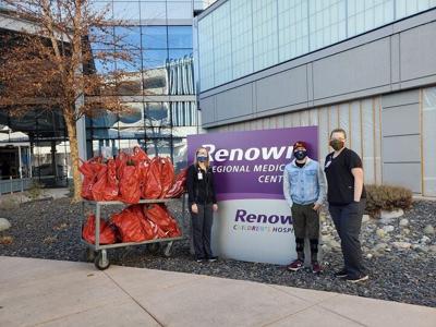 High School Student Fighting Cancer Donates Holiday Gift Baskets to Kids at Renown