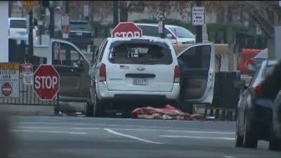 Car Hits Barrier Near White House, Causing Lockdown