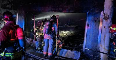 Garage fire