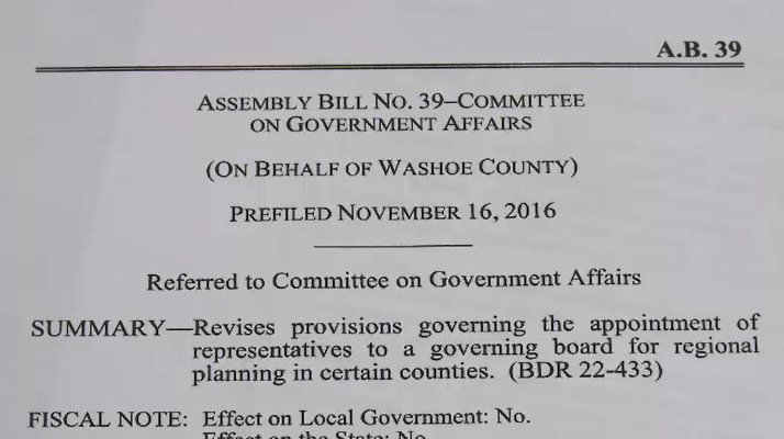 City of Reno, Washoe County, Fight Over Planning Board Seats