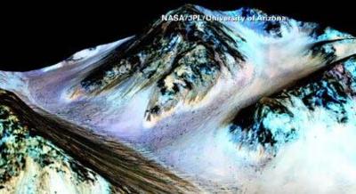 Strong Evidence Mars has Streams of Salt Water in Summertime