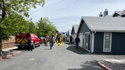 Condo fire on Plumas St.
