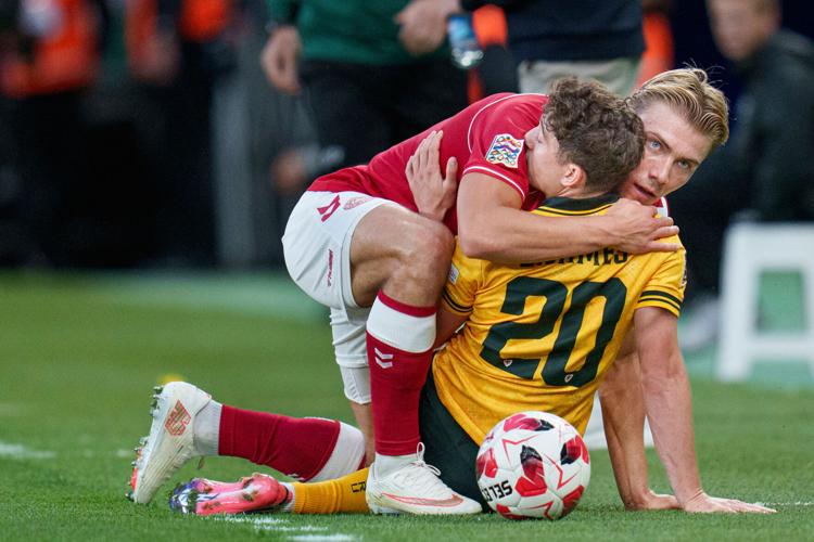 Denmark Wales Nations League Soccer