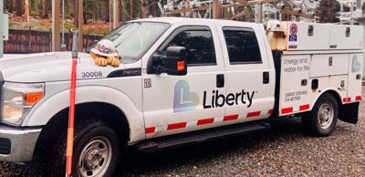 Liberty Utilities work truck