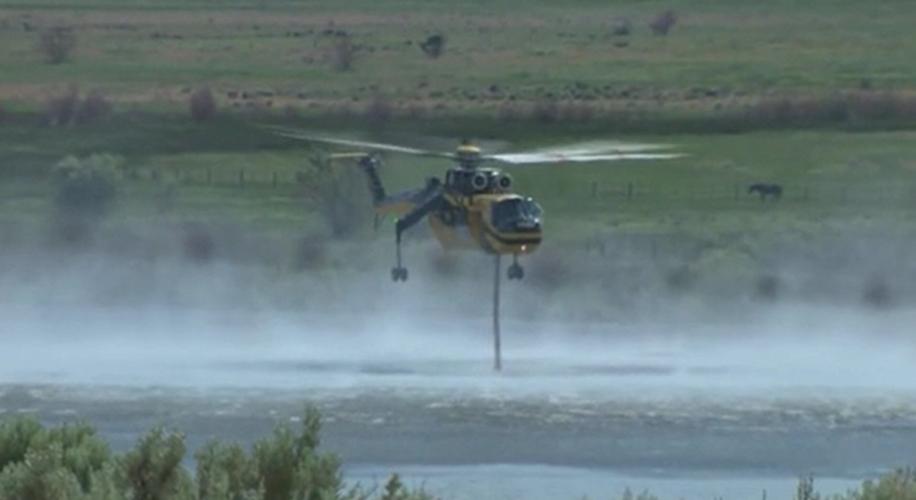 Skinner Fire - Helicopter