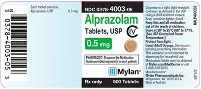 Xanax Batch Recalled Due to 'Potential Presence of Foreign Substance'