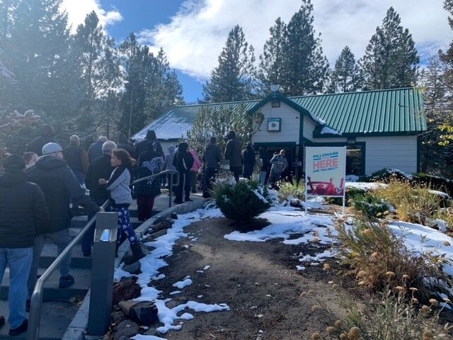 Powerball line at Gold Ranch