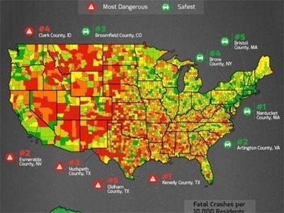 New Report Examines Fatal Crashes Per Capita