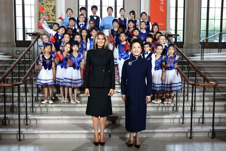 Trump Xi Spouses