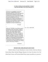 Preliminary injuction to halt elections executive order