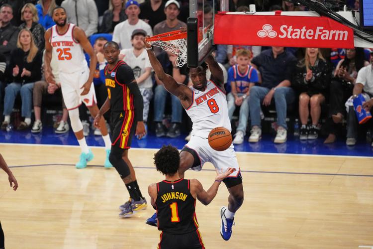 Hawks Knicks Basketball