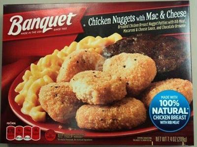 USDA: Recall for Banquet Chicken Nugget Meal with Brownie Mix Dessert