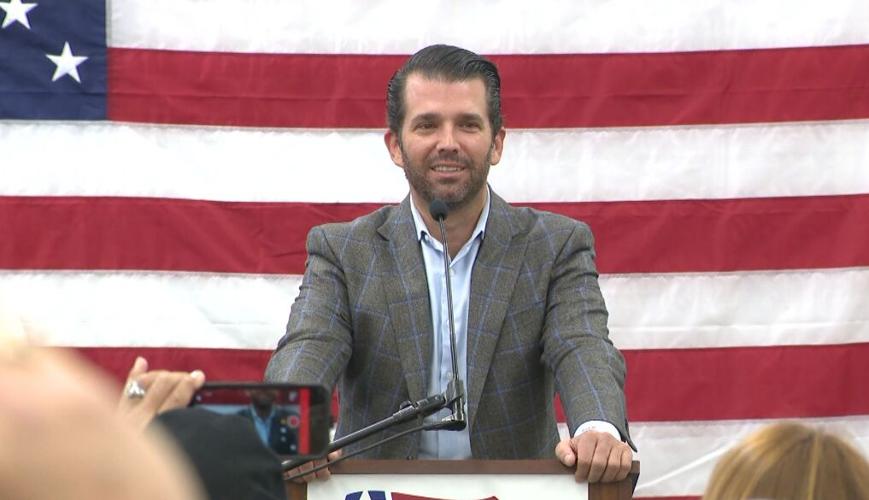 Donald Trump Jr. Holds Rallies in Carson City, Reno